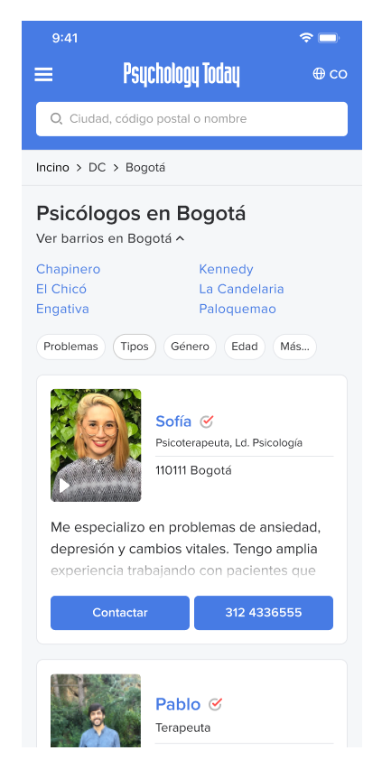 psychology today directorio