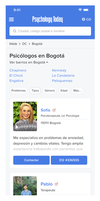 psychology today directorio